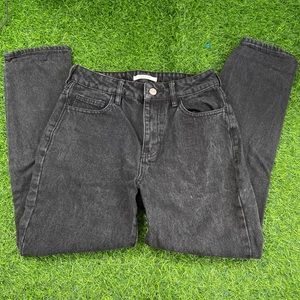 pacsun black mom jeans